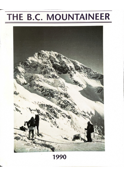 The B.C. Mountaineer 1990 cover